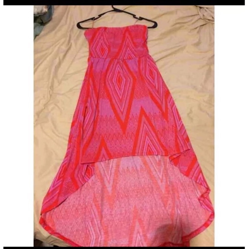 NWOT XS Sleeveless High Low Dress