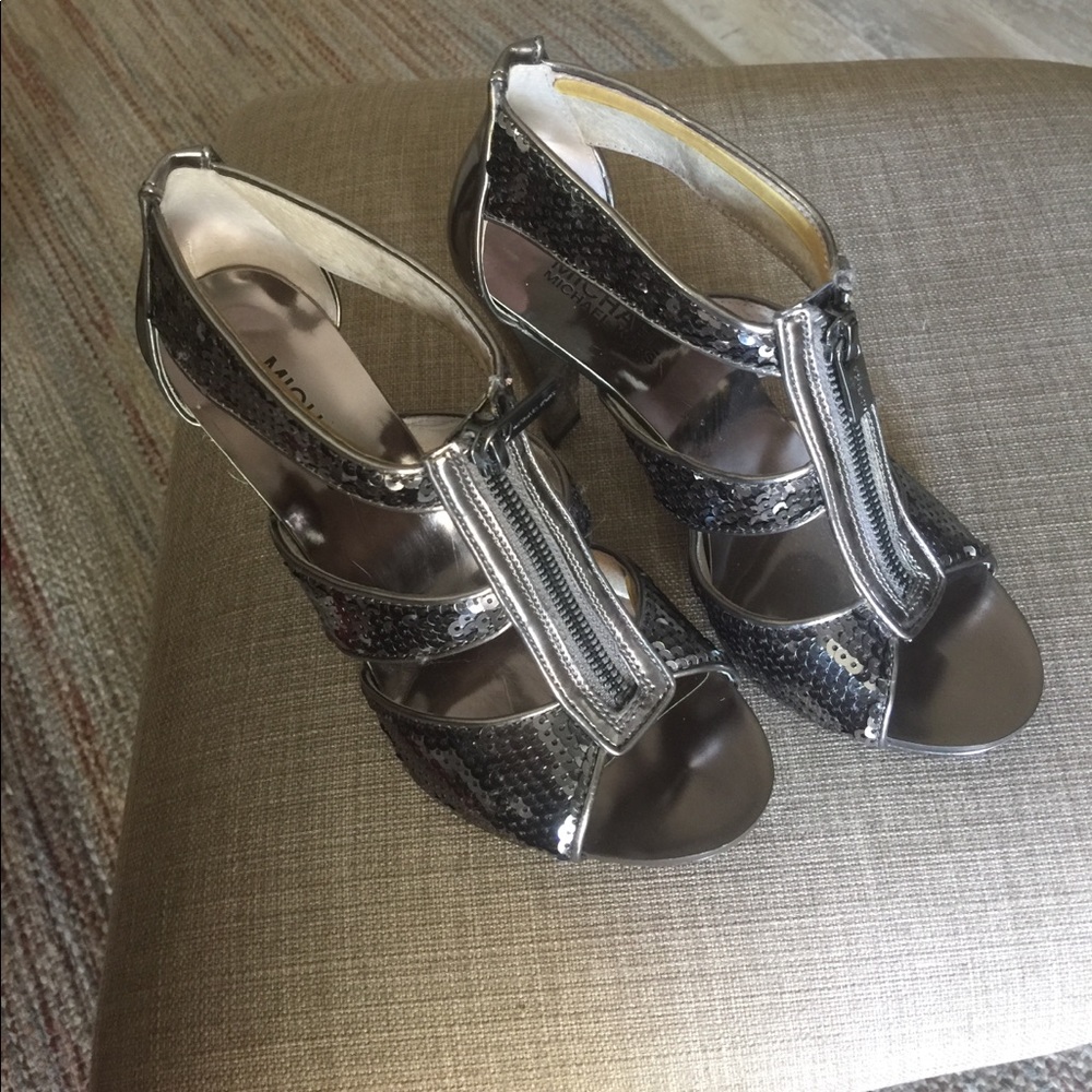Michael Kors Silver Heels