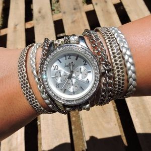 Silver Daytrip Wrap Watch