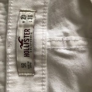 Hollister white jeans