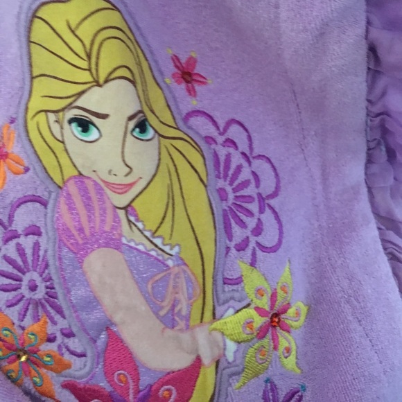 DISNEY TANGLED PURPLE SWIM COVER UP 5/6 - Picture 3 of 4