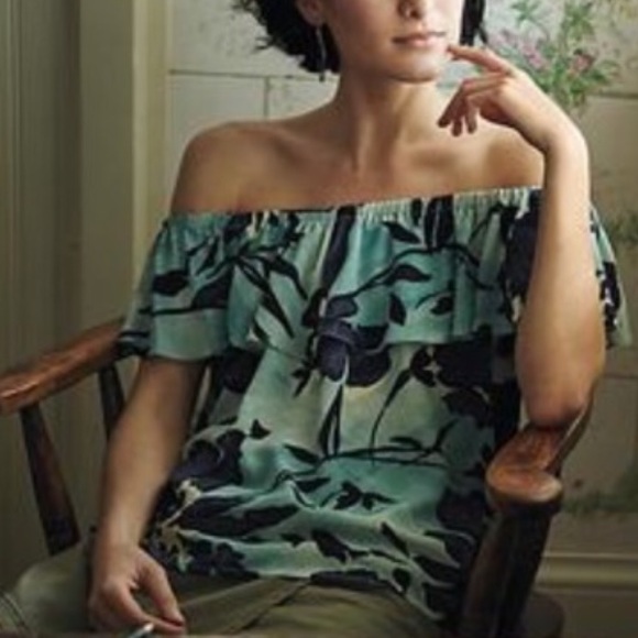 Anthropologie Islander Off-Shoulder Top - Picture 2 of 8