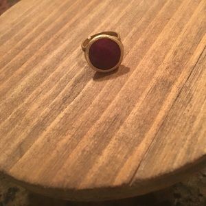 Purple stone ring Authentic