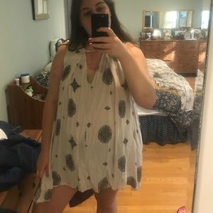 Free people tree swig tunic