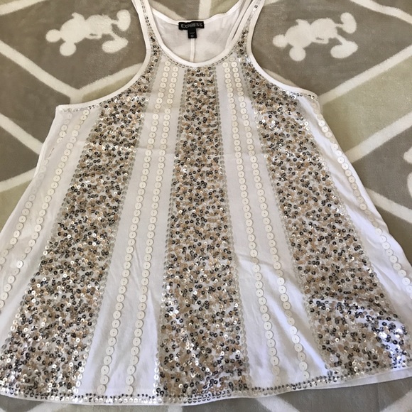 Sequence White Tank Top ✨ - Picture 1 of 3