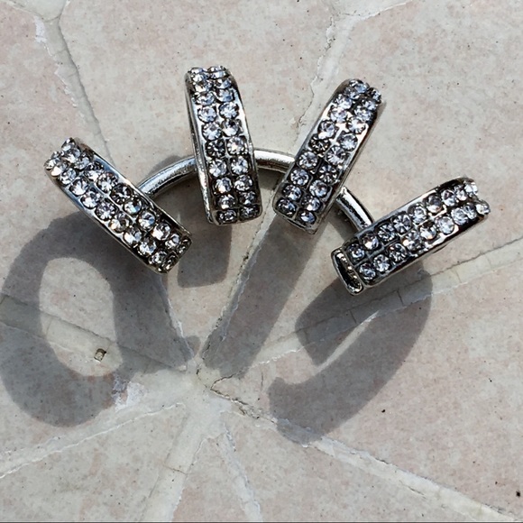 Crystal Ear Cuff - Silver or Gold - No Piercing - Picture 7 of 7