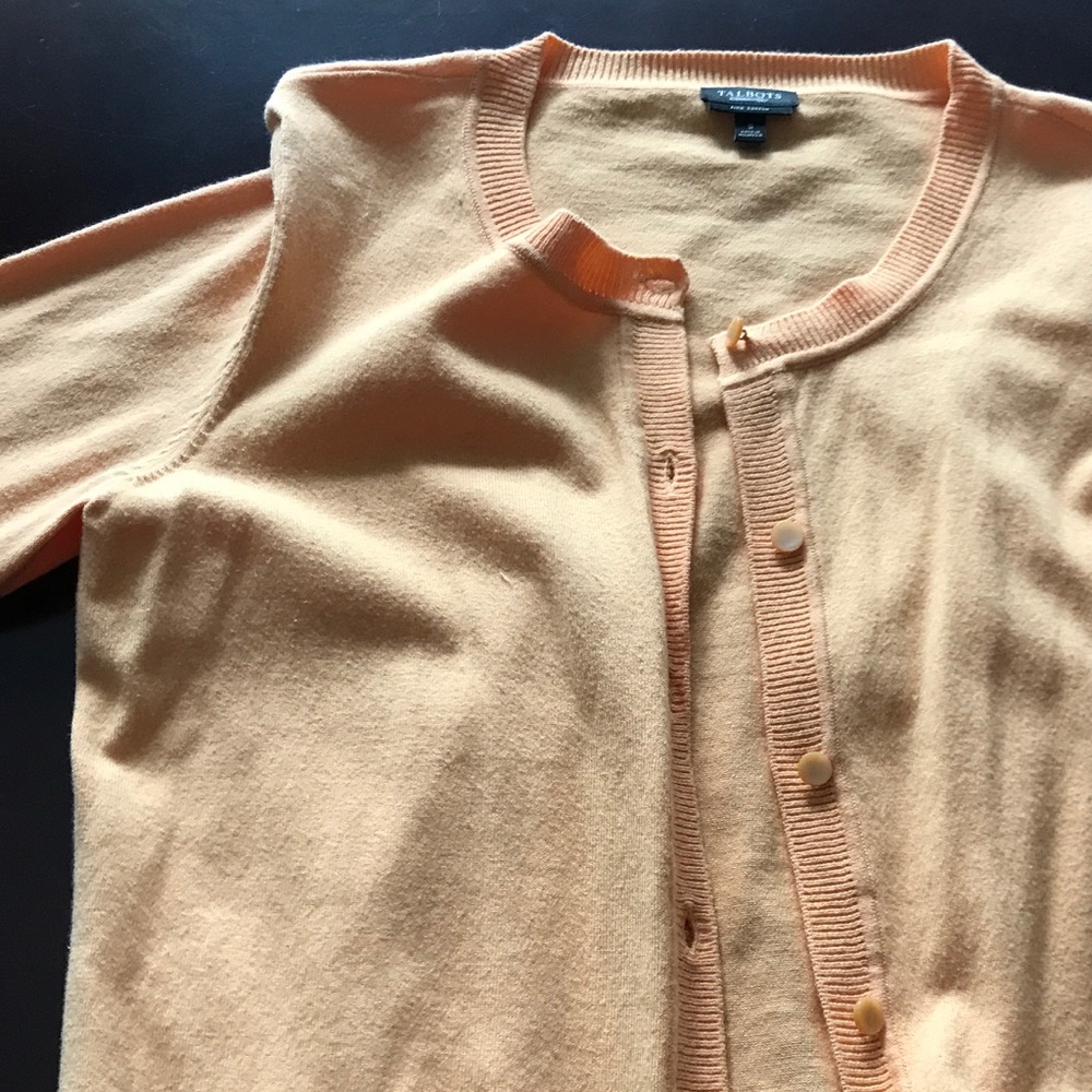 Orange sweater from Talbots