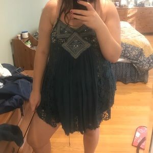 Free people Lacey jade tank top