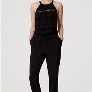 Black halter jumpsuit