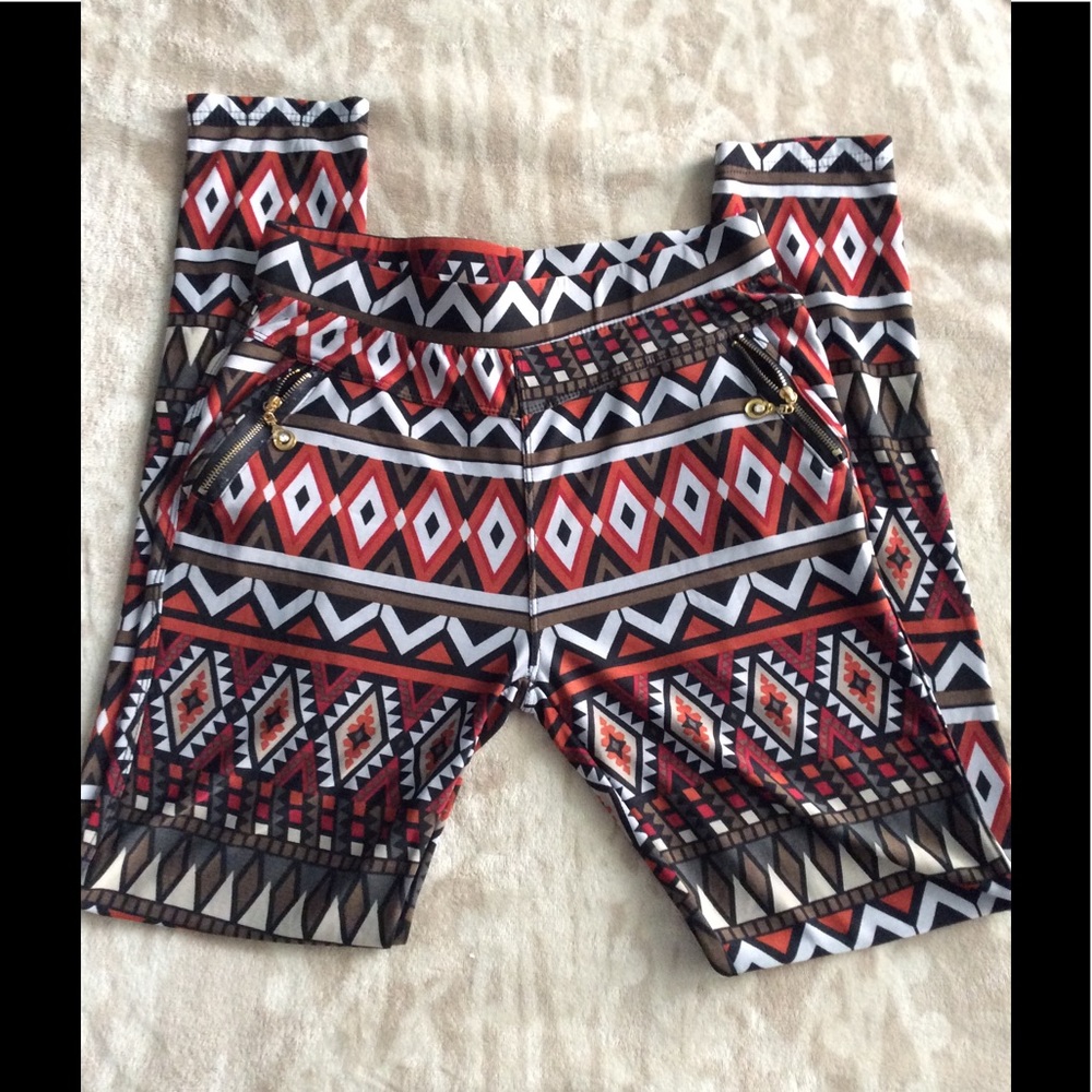 🌼Tribal spandex leggings