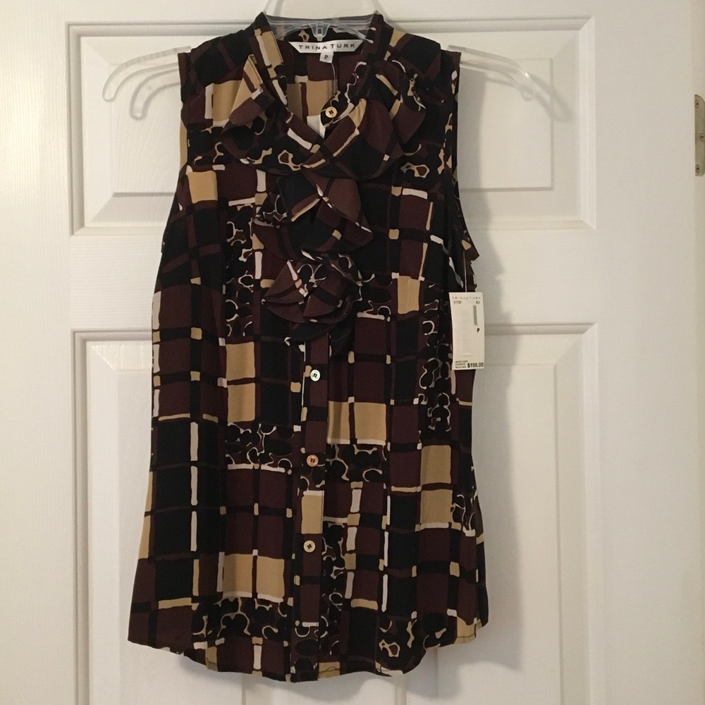 NWT Trina Turk sleeveless blouse