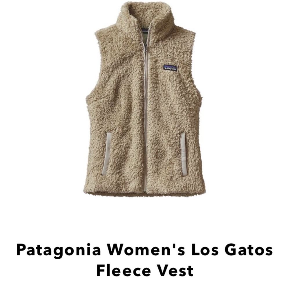 Patagonia Los Gatos Fleece Vest in Khaki