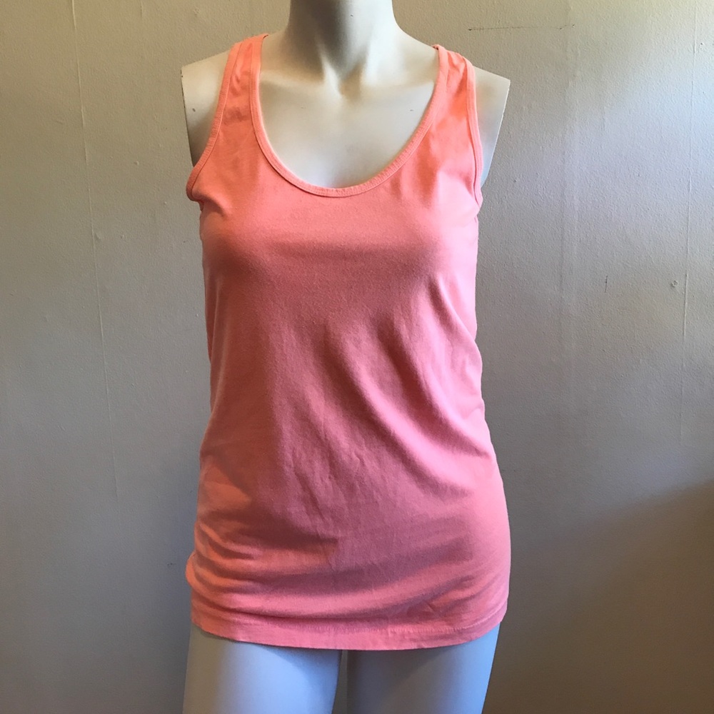 J.crew neon pink racerback tank