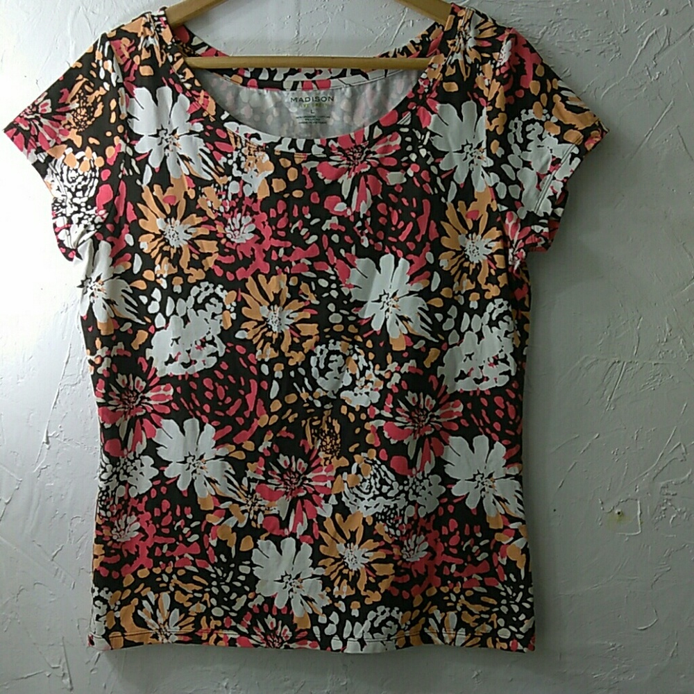 Madison Live Green Womens Top / Size L