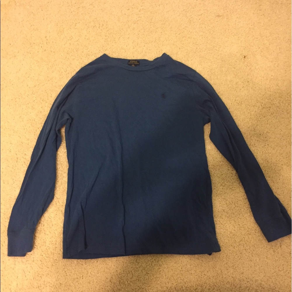 Long sleeve polo shirt