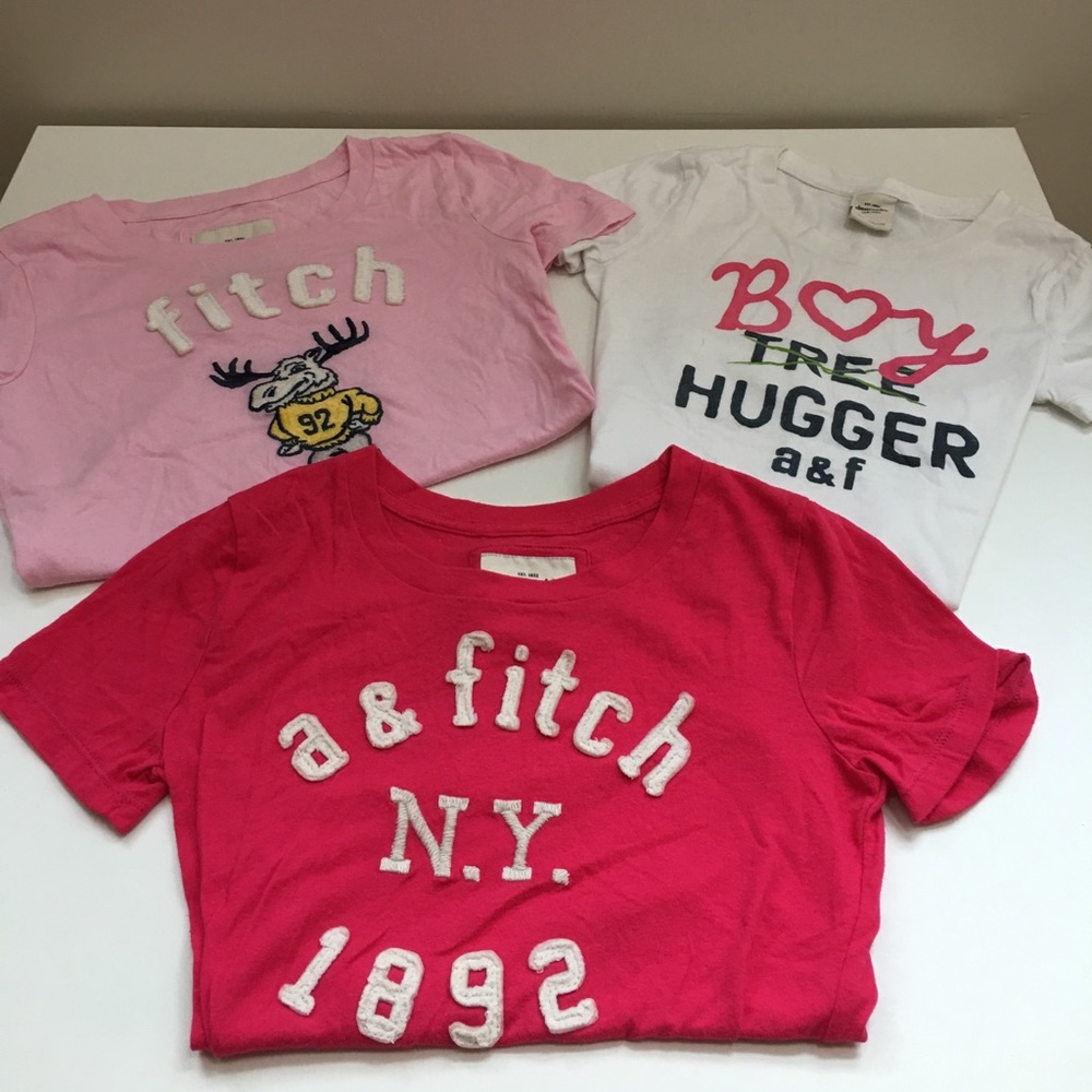 Abercrombie Set of 3 Girl's Large TShirts