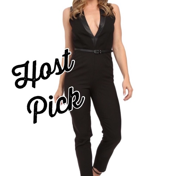 Anthropologie Pants - Sanctuary Tuxedo Jumpsuit