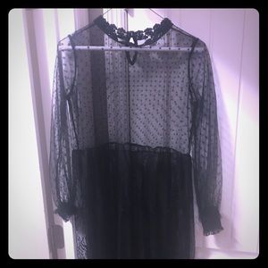 A black vintage lace dress!