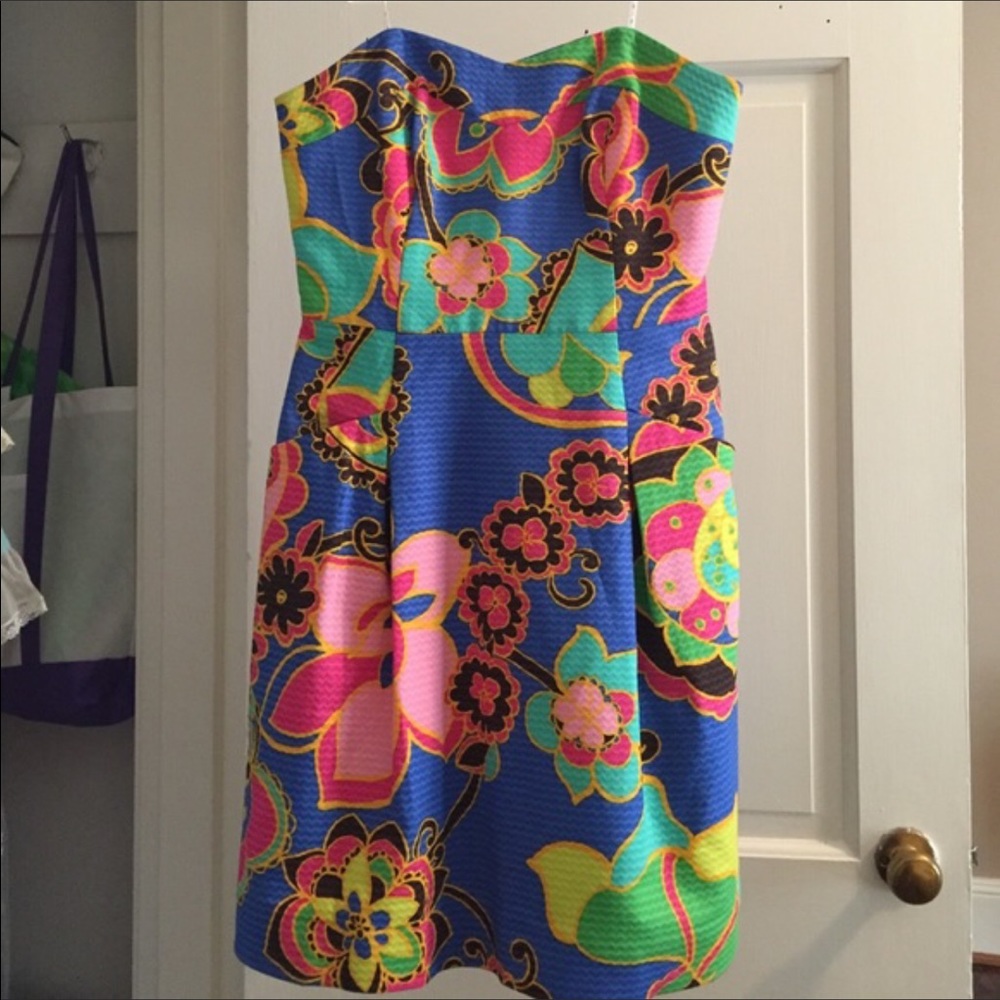 Lilly Pulitzer strapless dress