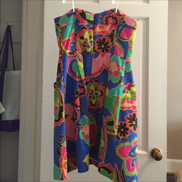 Lilly Pulitzer strapless dress - Picture 2 of 6