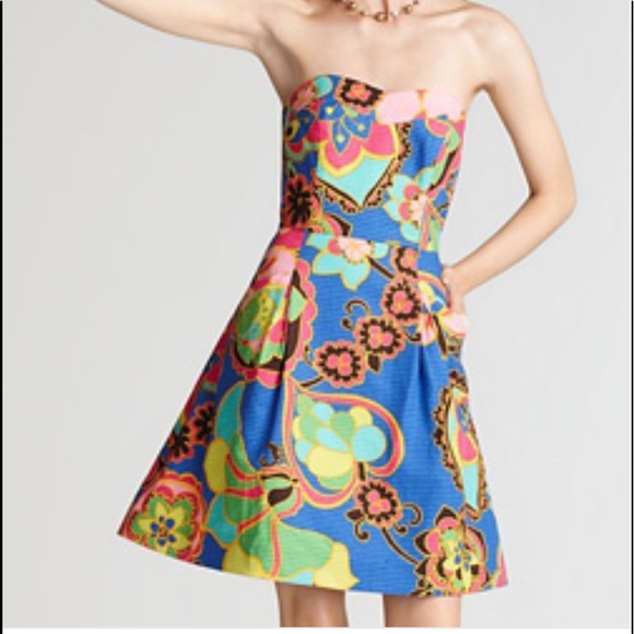 Lilly Pulitzer strapless dress - Picture 3 of 6