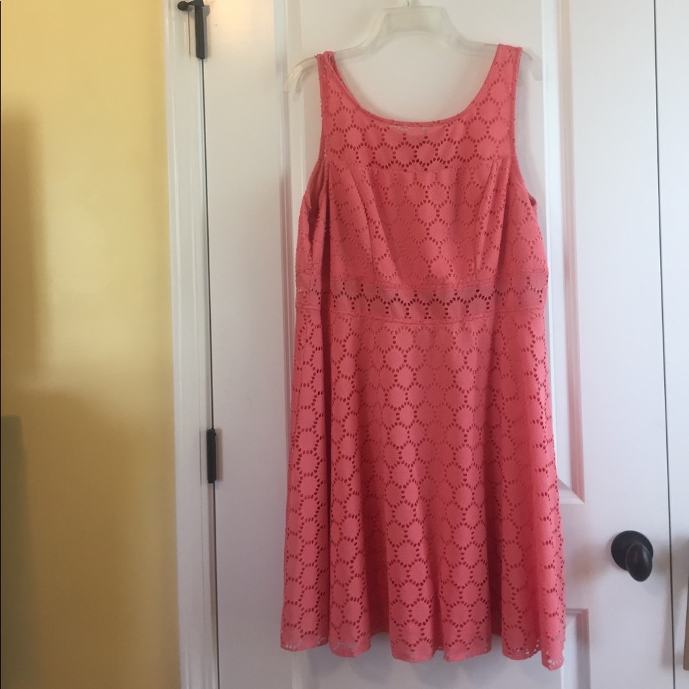 A knee length dress