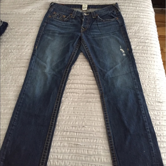 true religion button fly jeans