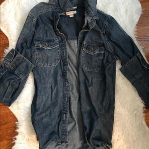 Chambray denim shirt