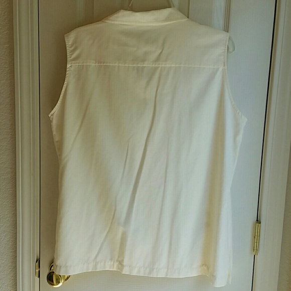 NWOT OCEAN PACIFIC OP LINEN-LOOK BLOUSE SZ XL - Picture 3 of 4