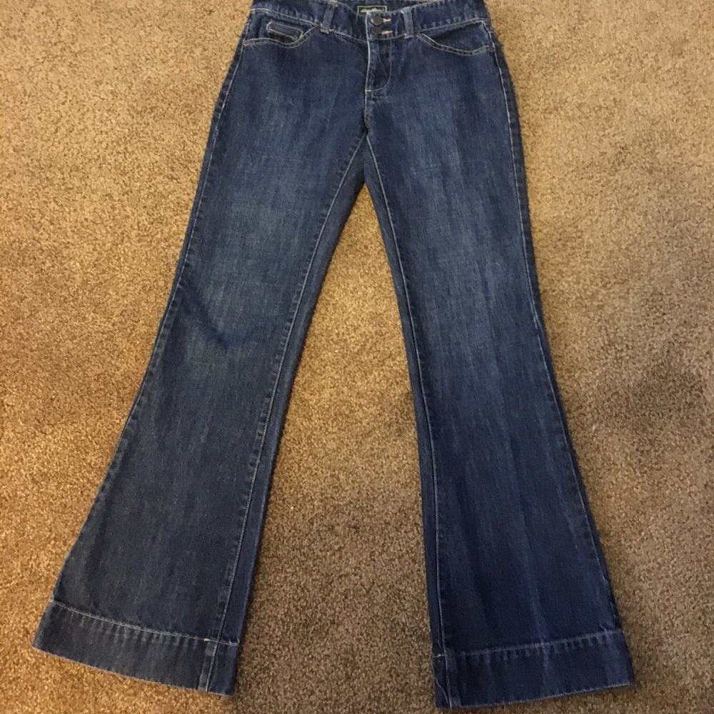 Eddie Bauer wide leg jeans