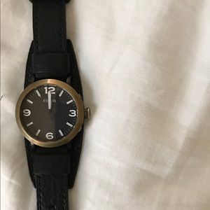 Men's Fossil Leather Watch