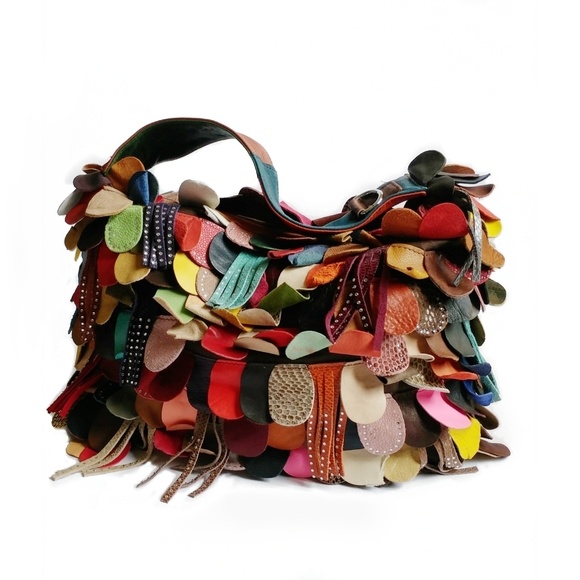 Handbags - Patchwork Genuine Leather Handbag (new)
