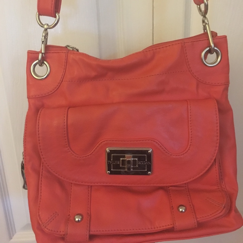 Tyler Rodan orange bag