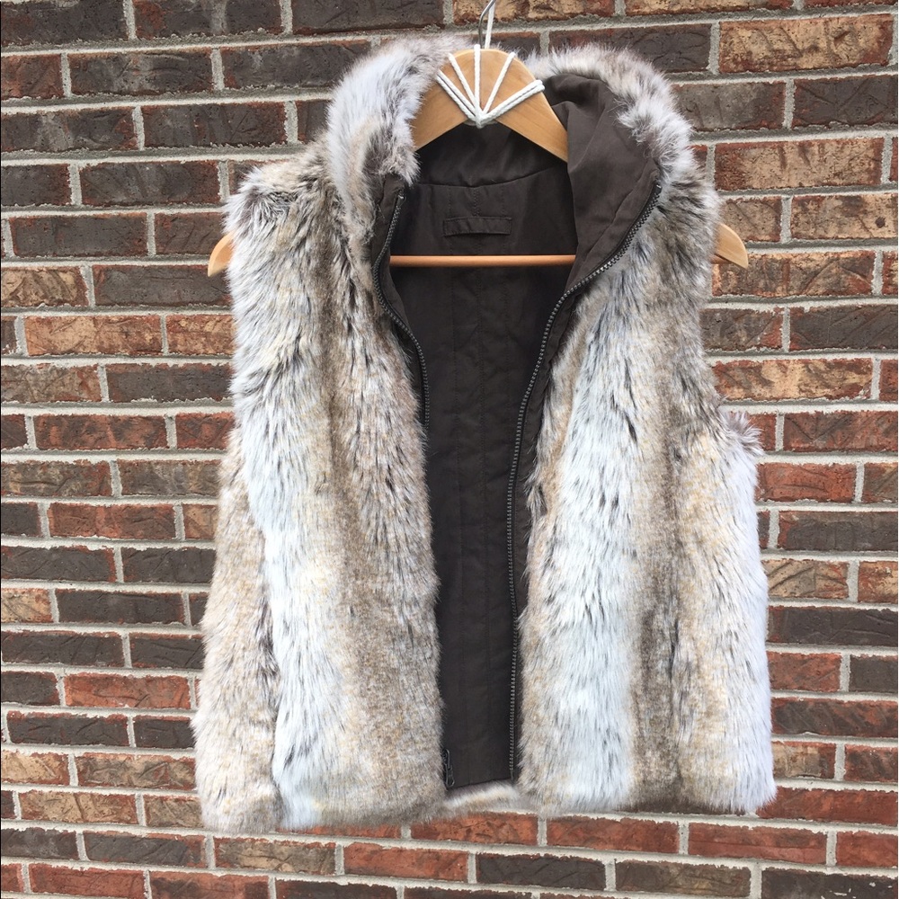 Reversible Faux Fur Vest