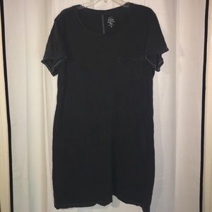J. Crew Garment-dyed pocket T-shirt dress