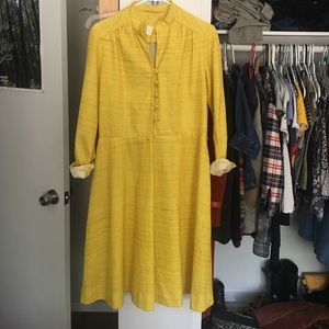 Vinatge yellow dress