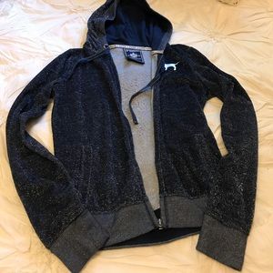 VS Pink Glitter Heart Sweatsuit