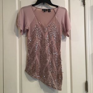 Miss Me asymmetric shirt