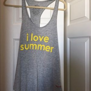 Peace love world I Love Summer tank