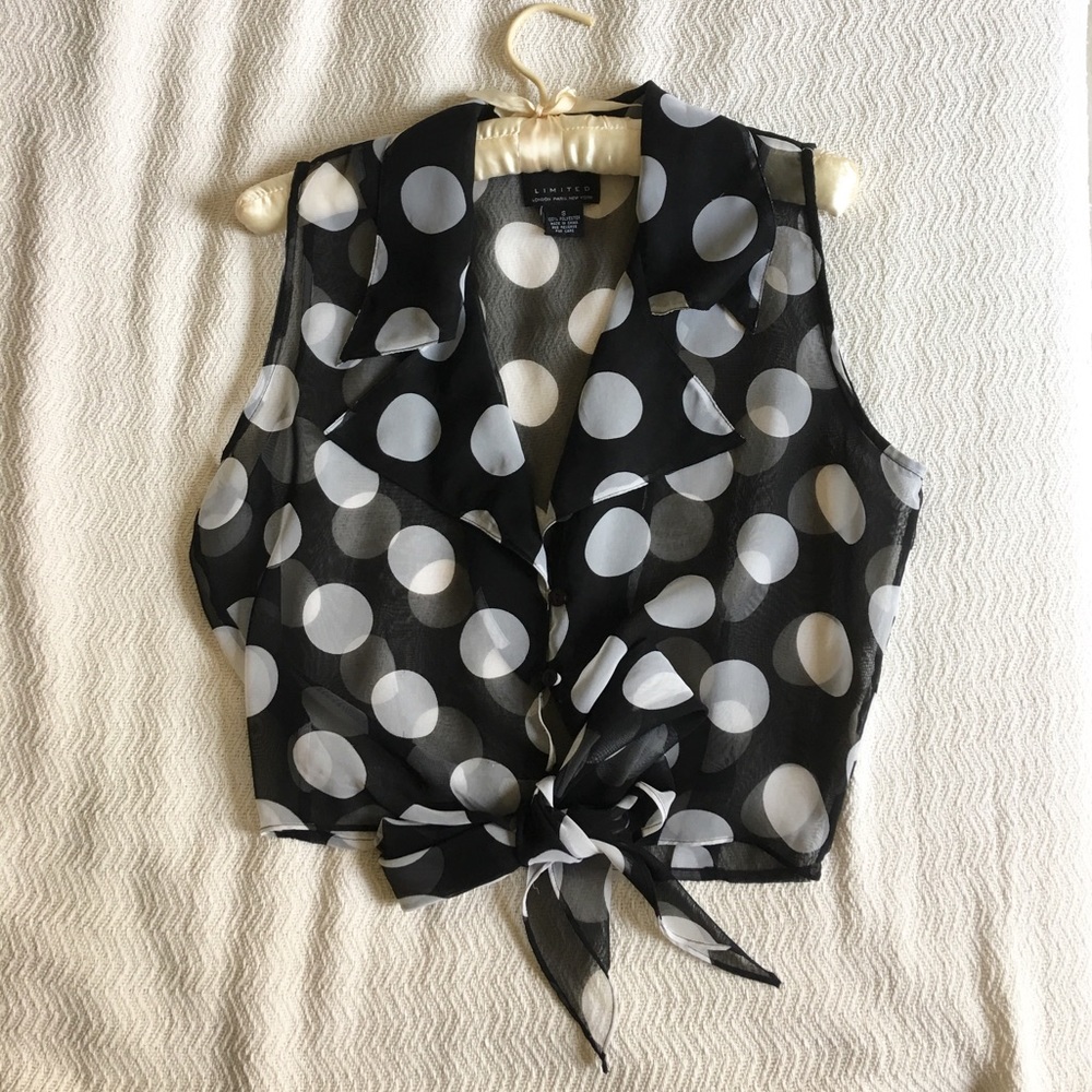 The Limited sleeveless blouse