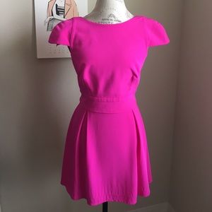 Hot pink Naven mini-dress.