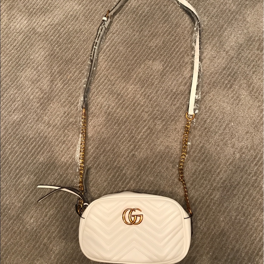 White marmont bag Gucci