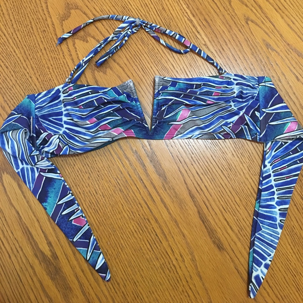 Mara Hoffman V Wire Bandeau Bikini Top