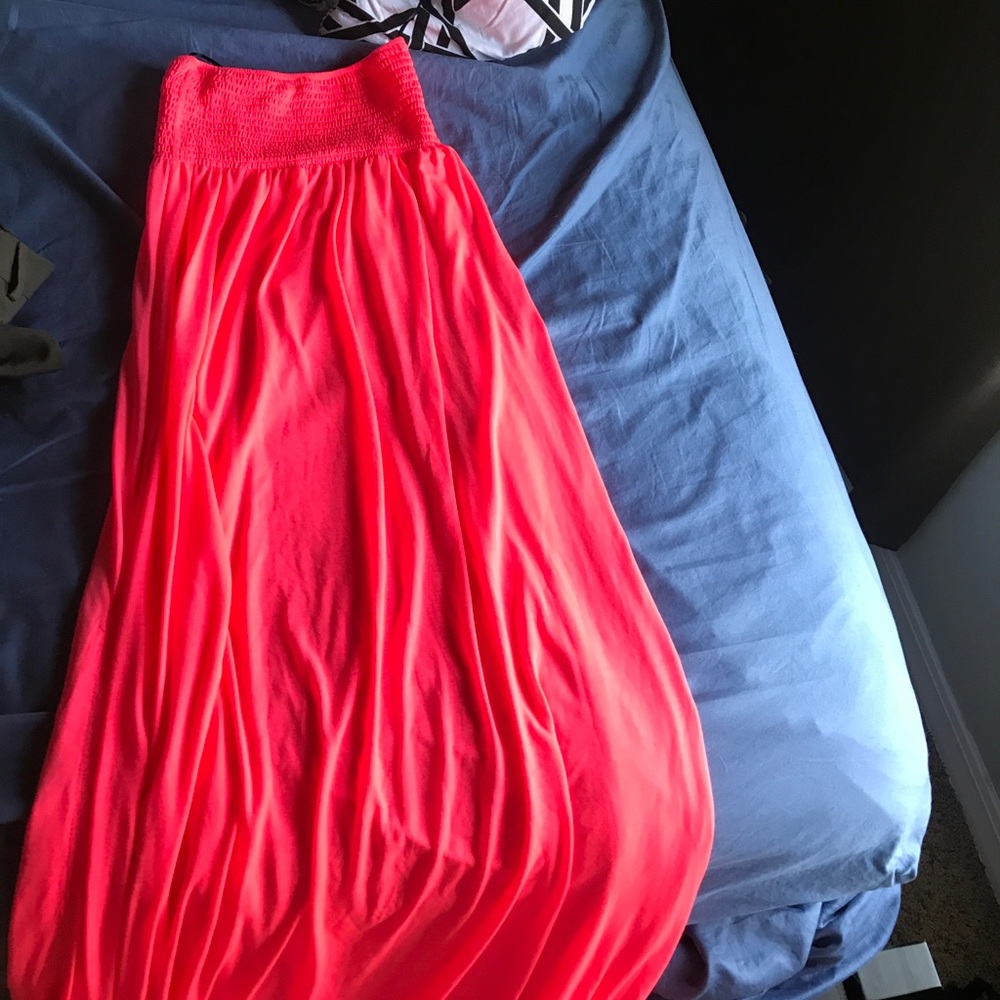 Hot pink summer dress