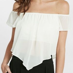 Express off the shoulder top- still with tags!
