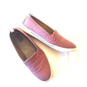 Eddie Bauer canvas flats pink 10 - Like New!