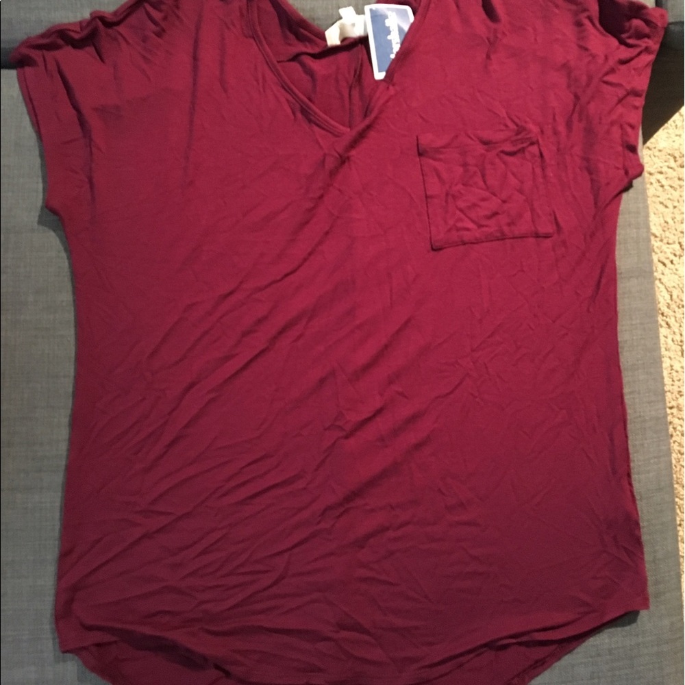 Wine colored T Shirt