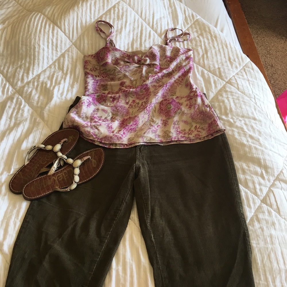 Dark green Calvin Klein Cords