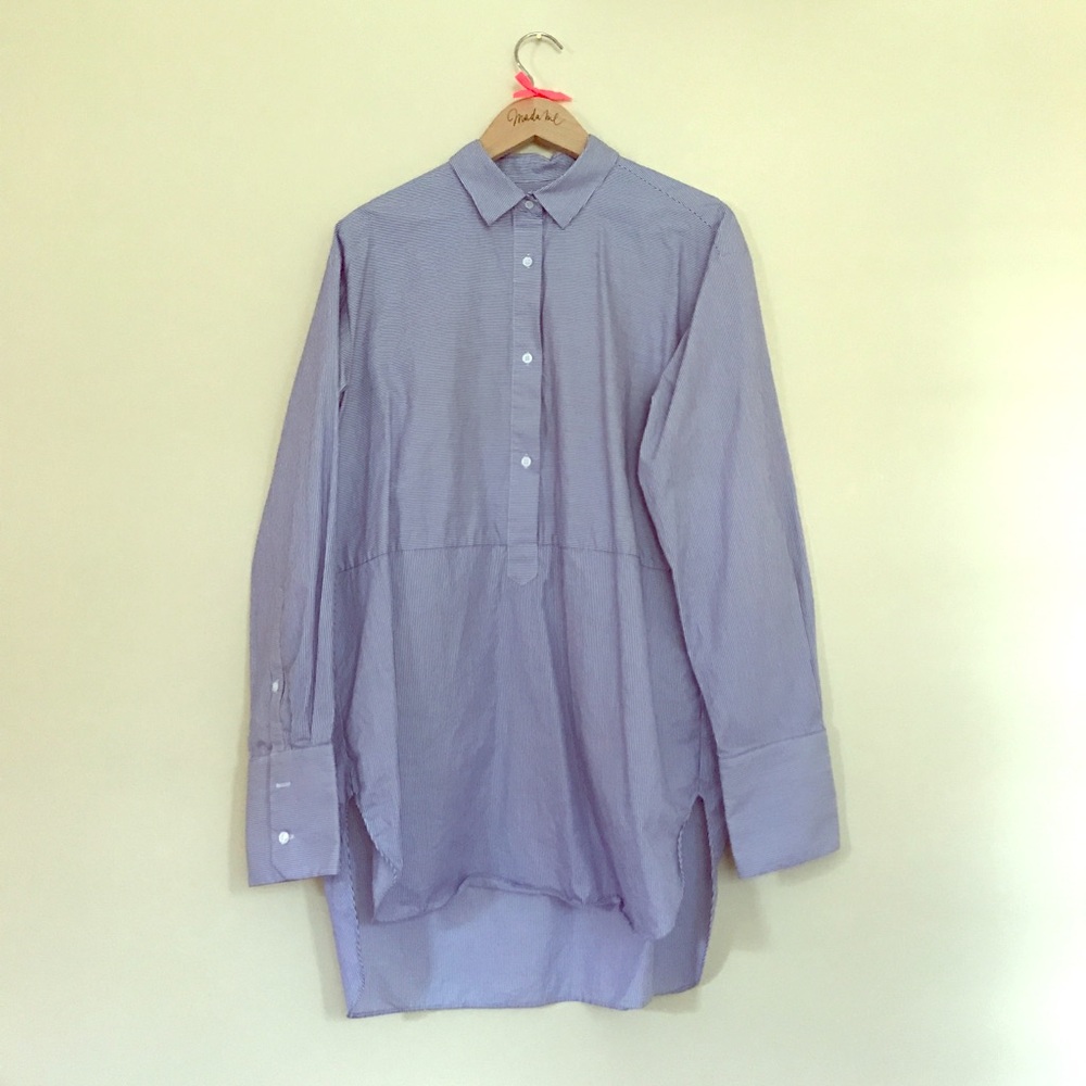 Stripped halfway down button shirt & Other Stories