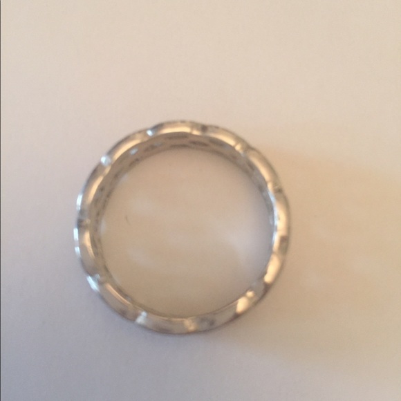 .925 Sterling silver braided band handmade by me - Picture 4 of 5